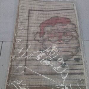 Vogart Crafts Waste Canvas Santa Claus Cross Stitch Tear-Away 7.5x10.5 1836 NEW